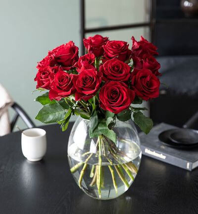 15 røde roser 15 røde roser